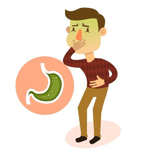 Buồn nôn và nôn thường xuất hiện khi tiêm phòng, bệnh dạ dày, nhưng đối với những người không dung nạp rượu, các triệu chứng này có thể xuất hiện ngay sau khi họ uống một lượng nhỏ rượu.