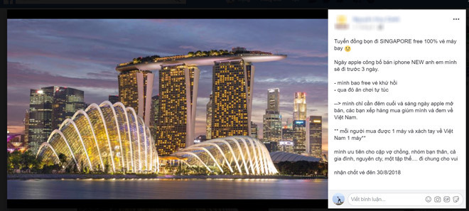 iPhone moi chua ra mat, dan buon VN da tuyen quan xep hang