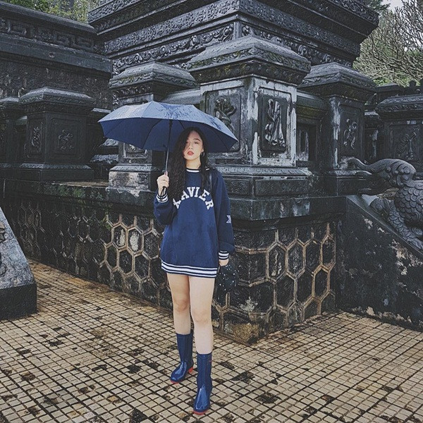 Hình ảnh Hà My thời còn mũm mĩm.