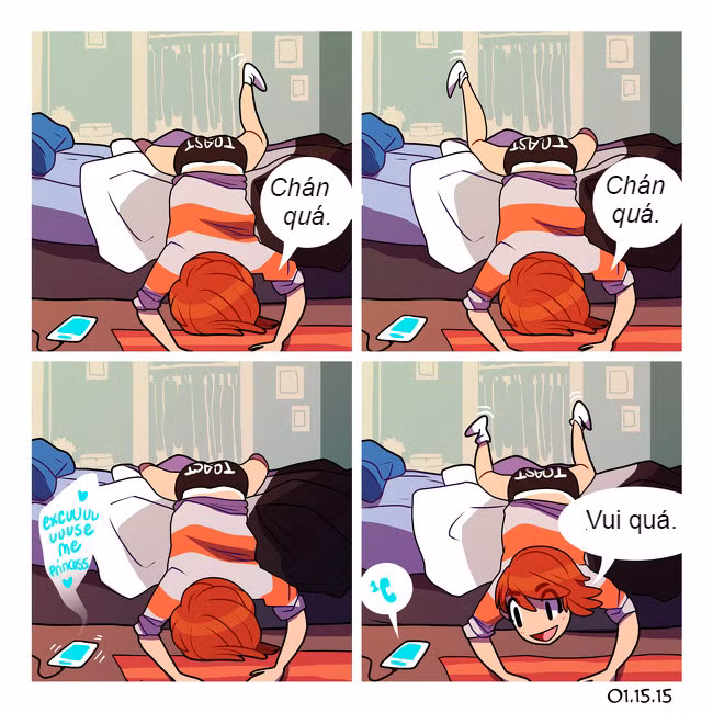 Những cuộc gọi bất chợt của anh như ngọn nến thắp sáng cả ngày dài u tối.