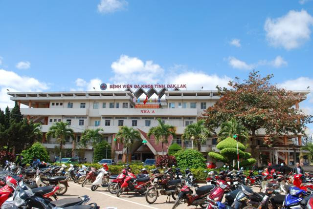 BVĐK Đắk Lắk, nơi các bệnh nhân đã được điều trị.