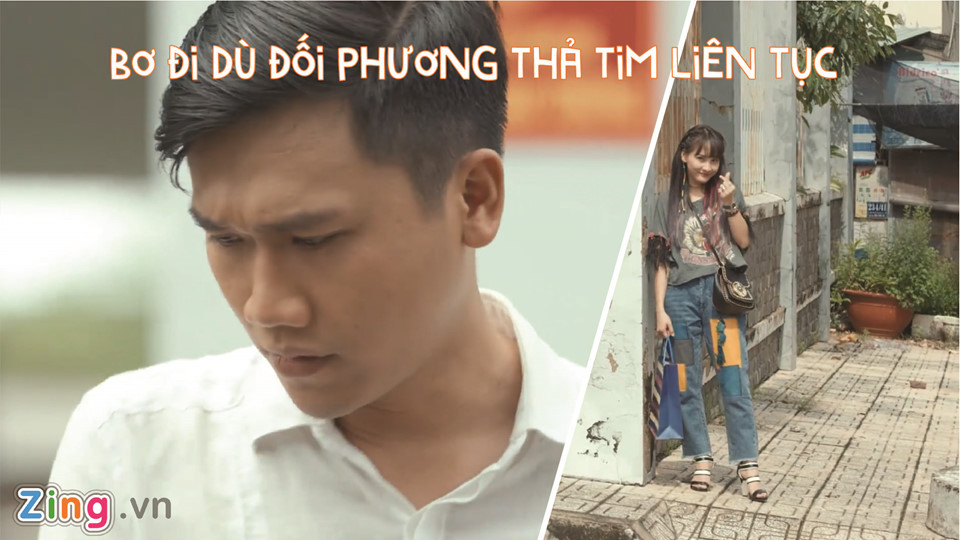 Dù Sol "tấn công" dồn dập, Mr. Cần Trô vẫn tỏ thái độ thờ ơ, lạnh nhạt. Anh cố bơ đi, song cô nàng cá tính vẫn không chịu buông tha.