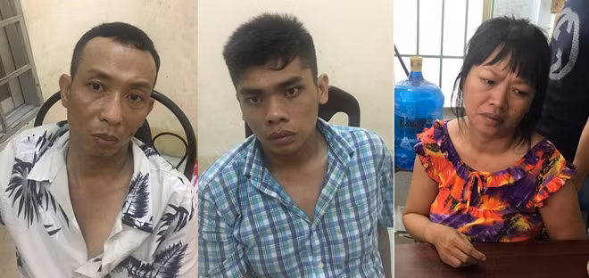 Một số đối tượng mua bán ma túy bị bắt giữ.