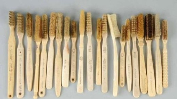 Những chiếc bàn chải được làm từ xương và lông cừu đã nhanh chóng du nhập sang Châu Âu. Ảnh sưu tầm.