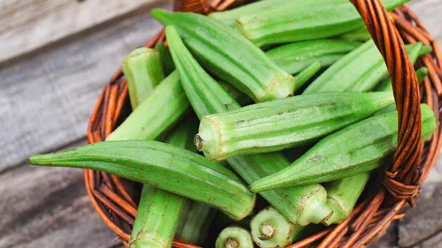 Đậu bắp chứa rất nhiều Vitamin C giúp hỗ trợ cơ thể hấp thụ canxi tối đa để phát triển mô xương. Bên cạnh đó, đậu bắp còn có tác dụng nhuận tràng và chống táo bón hiệu quả.