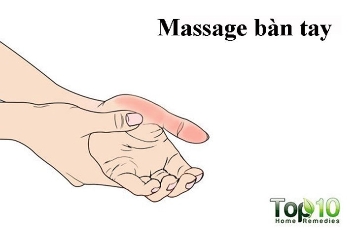 Massage bàn tay: Một khi cơn đau và sưng đã biến mất, bạn có thể thử massage mô mềm trên bàn tay. Nó sẽ thúc đẩy chữa lành dây chằng bị thương. Hơn nữa, massage giúp cải thiện lưu lượng máu rất tốt.