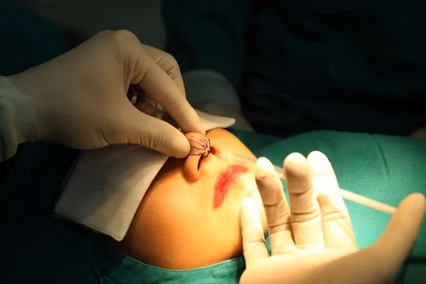 Một trường hợp nâng mũi bằng cách tiêm chất làm đầy Fliller - Ảnh: (minh họa). Một trường hợp nâng mũi bằng cách tiêm chất làm đầy Fliller - Ảnh: (minh họa).