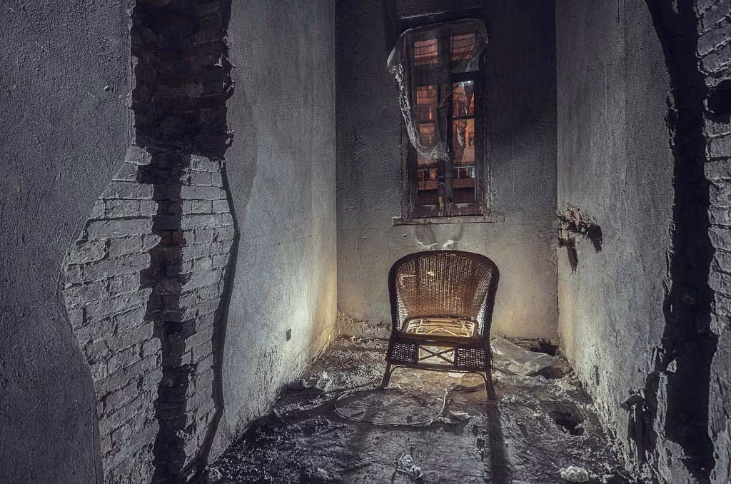 Bên trong căn nhà.