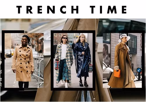  7. Trench coat Chiếc áo khoác nghìn năm không lỗi mốt vẫn được ưa thích nhất trong những gam màu nền nã như be, camel, nâu nhạt.