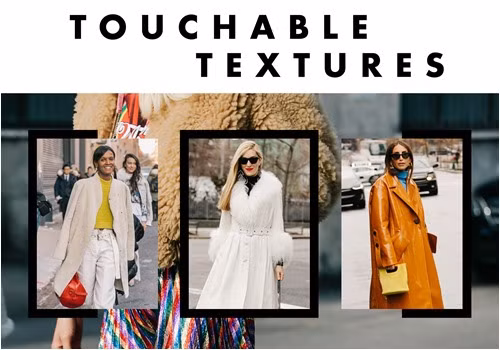  1. Các chất liệu tác động trực tiếp vào thị giác Lông, nhựa vinyl hay lông vũ chính là những chất liệu áo khoác được các tín đồ rất mực ưu ái trong thời gian vừa qua.