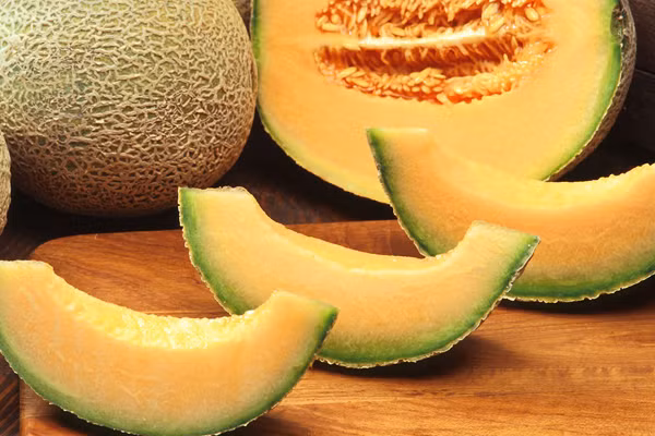 Hàm lượng vitamin C trong 100 g dưa vàng là 36,7 mg. Dưa vàng còn cung cấp nhiều chất dinh dưỡng cần thiết cho cơ thể như vitamin C, vitamin B, carotene, sắt, canxi, kali, natri, magie... giúp làn da trắng hồng, khỏe mạnh