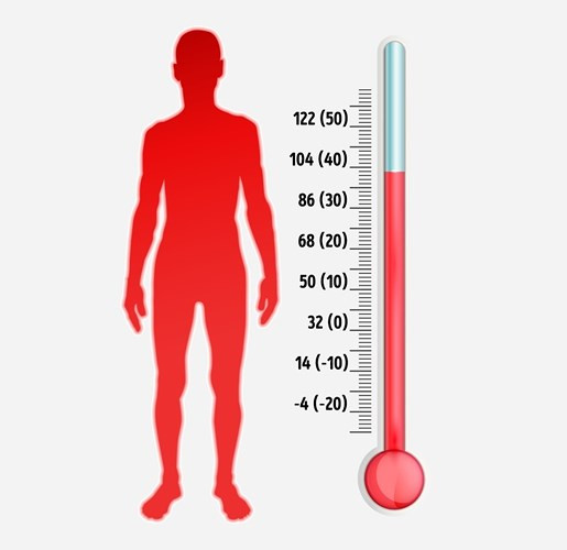 Tăng nhiệt độ cơ thể: Triệu chứng này thường do cảm lạnh hoặc các trường hợp ngộ độc, nhưng nhiệt độ cơ thể cũng có thể tăng do không dung nạp rượu.