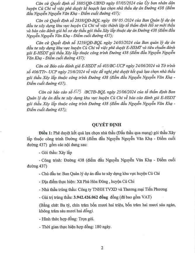 TP HCM: Cty Tiến Phương trúng gói thầu xây lắp tại An Nhơn Tây? - Hình 3 TP HCM: Cty Tien Phuong trung goi thau xay lap tai An Nhon Tay?-Hinh-3