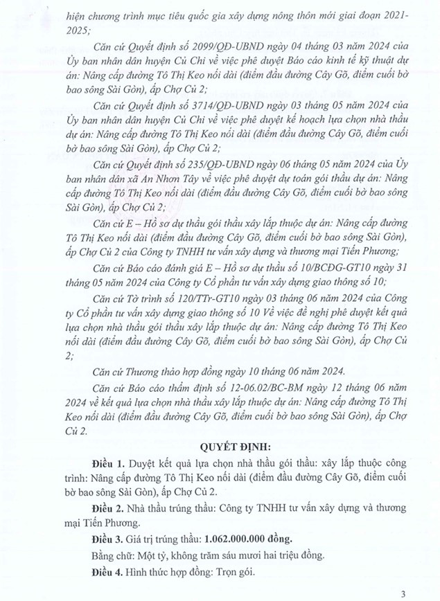 TP HCM: Cty Tiến Phương trúng gói thầu xây lắp tại An Nhơn Tây? - Hình 7 TP HCM: Cty Tien Phuong trung goi thau xay lap tai An Nhon Tay?-Hinh-7