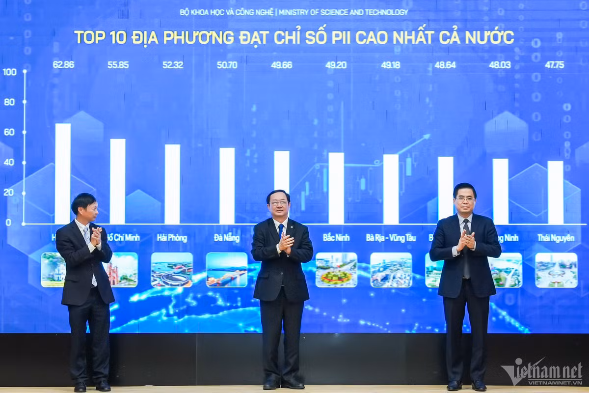 Lan dau cong bo chi so doi moi sang tao, Ha Noi dan dau