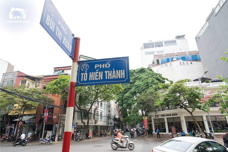Ngày nay, cái tên Tô Hiến Thành được dùng để đặt cho rất nhiều địa danh trên cả nước. Ảnh: Một góc phố Tô Hiến Thành tại Hà Nội.