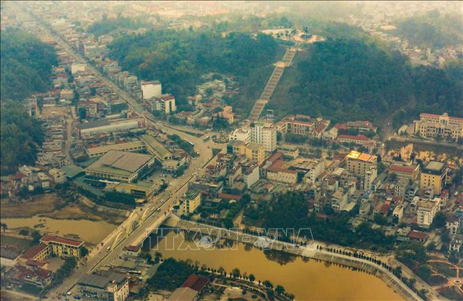 Một góc thành phố Điện Biên Phủ.