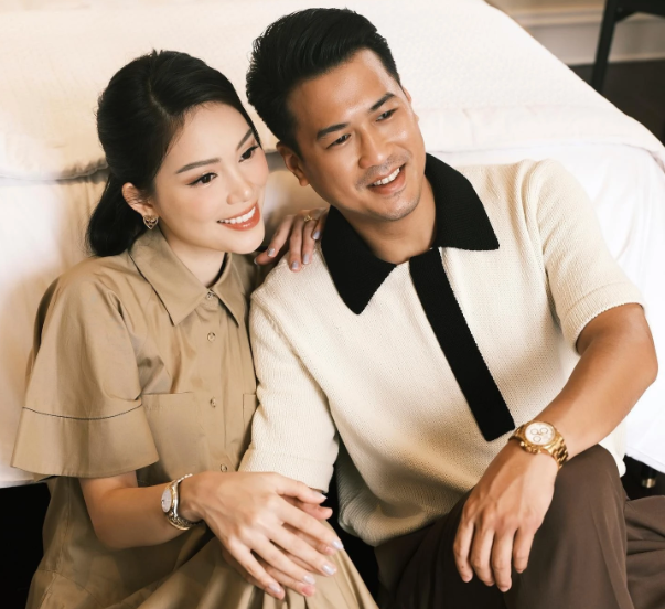 Linh Rin va Phillip Nguyen ky niem mot nam cuoi