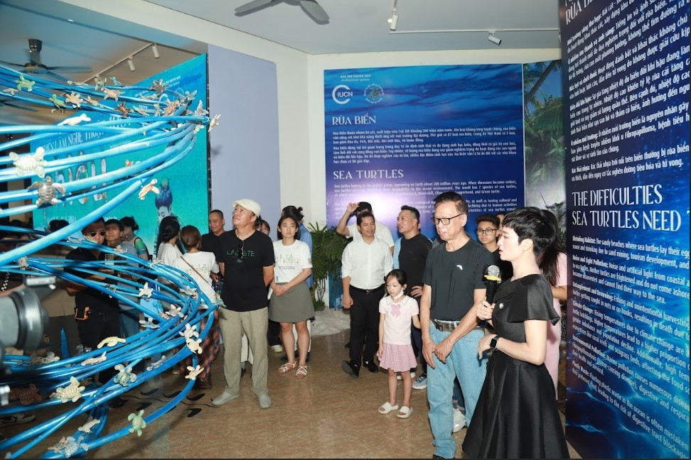 Trien lam 1001 rua bien bang gom: Thong diep bao ton rua bien-Hinh-2