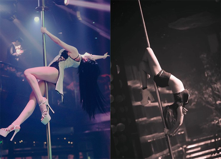 Hoàng Thu Thảo là một trong những hot girl nổi tiếng bậc nhất ở bộ môn múa cột tại Việt Nam. Với 10 năm gắn bó với bộ môn này, người đẹp 9x sở hữu số đo “bốc lửa” 87-60-93 cm, chiều cao 1m65 và hơn145.000 người theo dõi trên trang cá nhân.