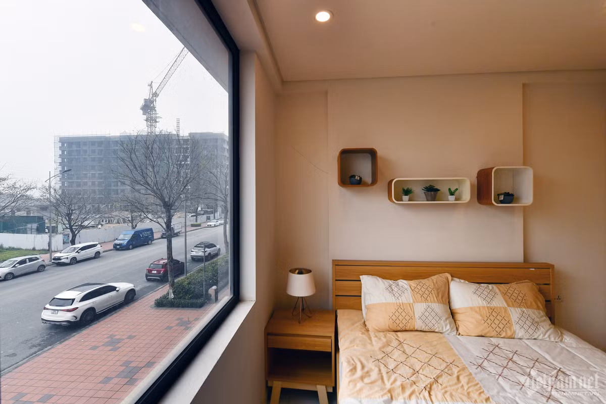 Diện tích các căn ở đây có ba loại gồm 26,5 m², 54 m² và 67,4 m².