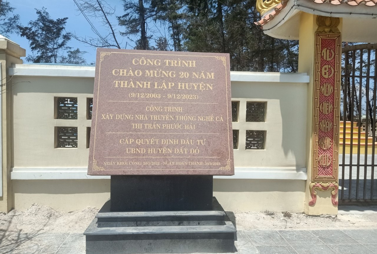 BR-VT: Can canh Nha truyen thong nghe ca hon 12 ty vua khanh thanh