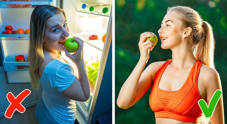 Táo: Táo giàu chất xơ và các axit tự nhiên giúp cải thiện hệ tiêu hóa và chức năng của ruột. Nhưng nếu bạn ăn táo vào buổi tối, các axit này có thể tích tụ lại gây khó chịu; đồng thời có thể dẫn đến đầy hơi và các vấn đề về đại tiện. Thời điểm tốt nhất để ăn táo là vào buổi sáng.