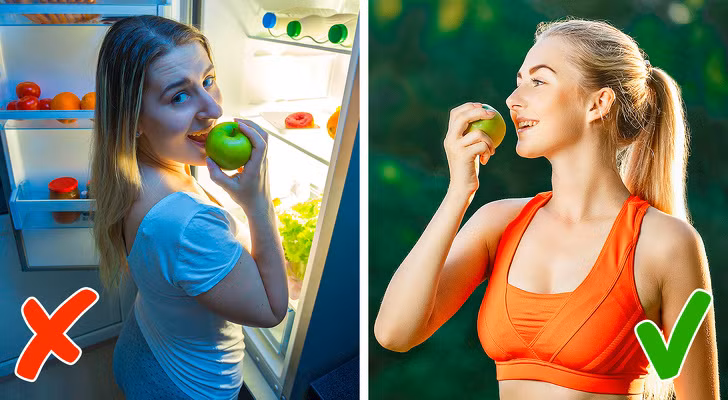 Táo: Táo giàu chất xơ và các axit tự nhiên giúp cải thiện hệ tiêu hóa và chức năng của ruột. Nhưng nếu bạn ăn táo vào buổi tối, các axit này có thể tích tụ lại gây khó chịu; đồng thời có thể dẫn đến đầy hơi và các vấn đề về đại tiện. Thời điểm tốt nhất để ăn táo là vào buổi sáng.