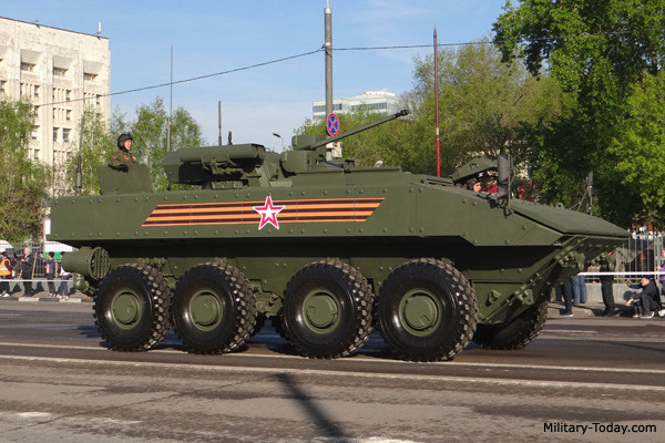 Theo thông tin được truyền thông Nga đăng tải, quân đội nước này sẽ sớm thay thế các loại thiết giáp BTR-80 trong biên chế thành phiên bản thiết giáp Boomerang VPK-7829. Nguồn ảnh: Rumil.