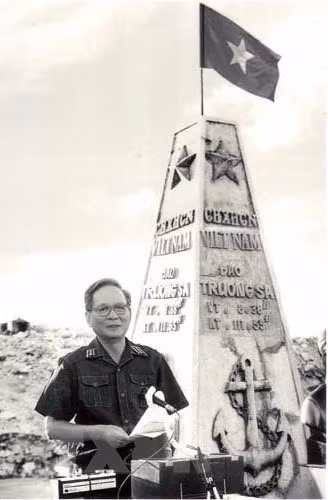 Chiến dịch được lên kế hoạch từ ngày 9/4/1975. Vào thời điểm này, trinh sát kỹ thuật của chúng ta bắt chặn được một điện báo xin tiếp ứng của binh lính Sài Gòn đang đóng trên đảo. Nguồn ảnh: TTXVN.