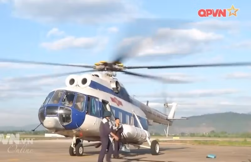 Cho tới nay, Mi-8/17 vẫn là một trong những loại trực thăng chủ lực của Không quân Nhân dân Việt Nam. Loại trực thăng này được chúng ta khai thác rất tốt. Nguồn ảnh: QPVN.