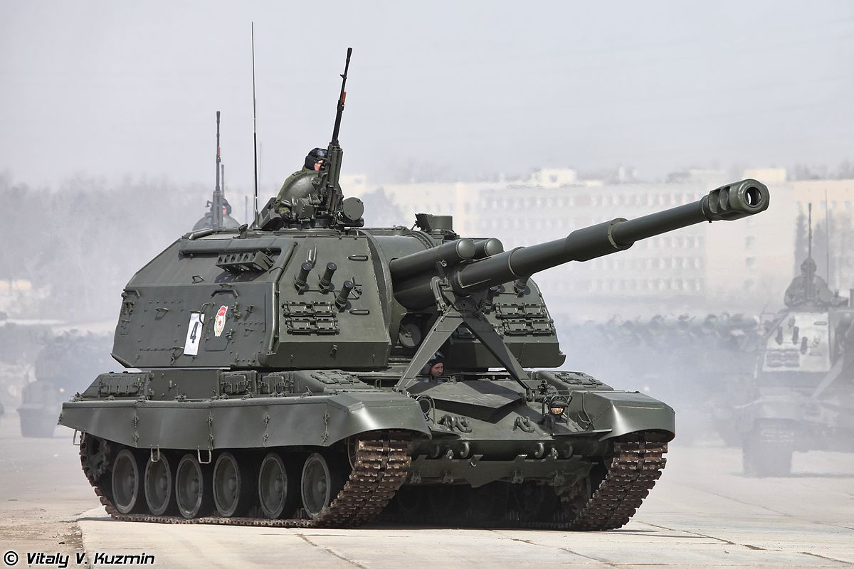 Với việc sản xuất pháo tự hành cỡ nòng 155mm, quân đội Nga có thể "tấn công" thị trường màu mỡ ở các quốc gia thuộc NATO này, miễn là Mỹ không nhúng tay vào cản trở. Nguồn ảnh: Forces.