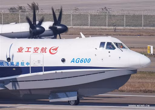 Việc Trung Quốc thử nghiệm thành công thủy phi cơ lớn nhất thế giới do nước này tự nghiên cứu và chế tạo có thể sẽ làm gia tăng căng thẳng không đáng có giữa các nước ở khu vực biển Đông. Nguồn ảnh: FlightAware.