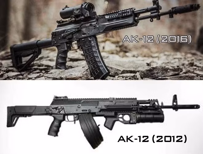 Hiện khẩu AK-12 mới đã xuất hiện tại các đơn vị trực thuộc Quân khu phía Đông, cũng như một số lực lượng đặc biệt của Quân khu phía Tây.