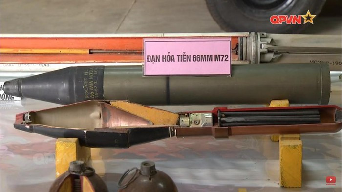 Việt Nam thậm chí còn tự sản xuất được đạn cho loại súng phóng lựu M-72 LAW này. Hiện tại, quân đội Mỹ cũng vẫn đang sử dụng M-72 LAW trong biên chế quân đội mình. Nguồn ảnh: QPVN.