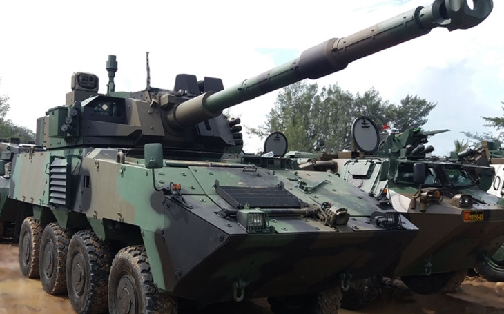 Tiếp đến phải kể tới Pandur - loại xe chiến đấu bộ binh do Cộng hoà Séc và Áo phối hợp sản xuất được Indonesia bắt đầu đưa vào trang bị từ năm 2018. Nguồn ảnh: Pinterest.