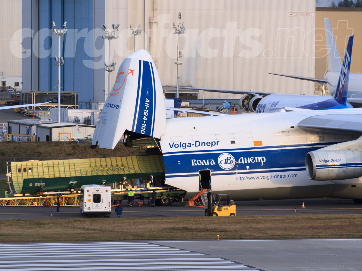 Các máy bay vận tải An-124 trong biên chế Không quân Nga đang thực hiện nhiệm vụ vận tải chiến lược của không quân nước này. Nguồn ảnh: Airliners.