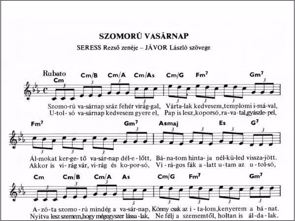 Trước sự việc nghiêm trọng trên, Anh và một số quốc gia khác cấm lưu hành bản nhạc Gloomy Sunday để tránh xảy ra những cái chết thương tâm khác.