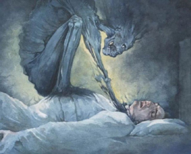 Rợn tóc gáy quái vật huyền bí gây ra hiện tượng bóng đè Ron toc gay quai vat huyen bi gay ra hien tuong bong de