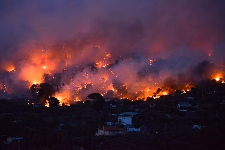 Nhiều tuyến đường cao tốc ở Hy Lạp buộc phải chặn lại do khói dày đặc và nhiều chuyến bay bị hủy hoặc chuyển hướng do tầm nhìn kém. Theo ước tính, 74 người thiệt mạng và 187 người bị thương do vụ cháy rừng nghiêm trọng xảy ra ở Hy Lạp.
