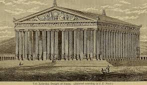 Theo sử sách, đền Artemis được xây dựng từ đá cẩm thạch và hoàn thành khoảng năm 550 trước công nguyên. Vị trí của kỳ quan này là ở Ephesus, gần thị trấn Selcuk Thổ Nhĩ Kỳ ngày nay.