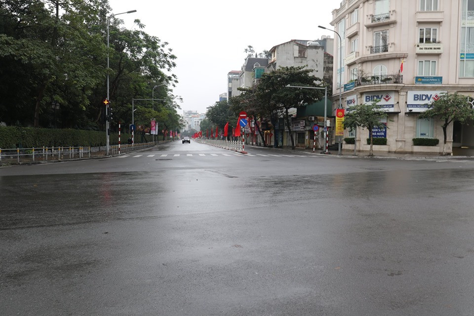 Những con phố ở Hà Nội trong dịp Tết vô cùng sạch đẹp.