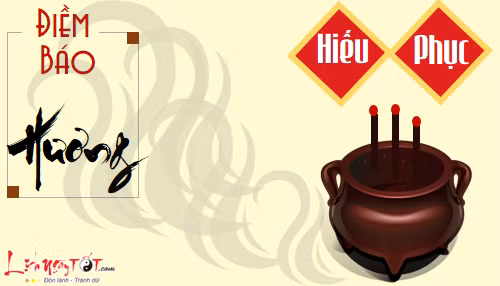  19. Hiếu Phục hương: Ý nghĩa: Đây là dấu hiệu cho thấy trong vòng 7 ngày gia đình sẽ có người mặc hiếu phục (trang phục mặc trong lễ mừng thọ) để tham dự buổi lễ chúc thọ nào đó. Hiếu Phục hương chứa hai hàm ý: Thứ nhất, nhắc nhở chúng ta phải luôn luôn hiếu thuận với cha mẹ và người thầy truyền nghề cho mình. Thứ hai cần có thái độ khoan dung, tha thứ cho kẻ thù và làm nhiều việc thiện. Đặc biệt, lúc mắc trọng bệnh cần ăn chay niệm phật, phóng sinh thì bệnh tật mới thuyên giảm.