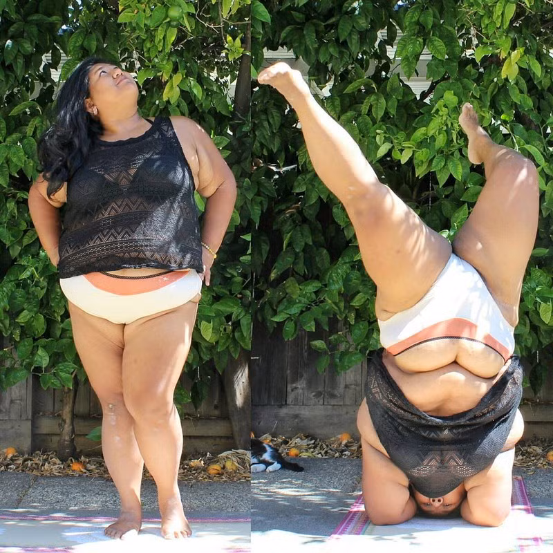 Cô không hề cảm thấy tự ti về thân hình của mình