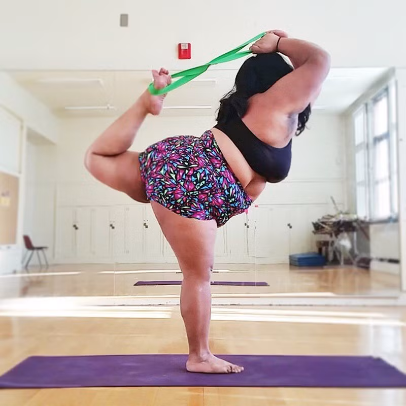 Cô cũng cho biết, mặc dù bản thân rất béo, nhưng tôi muốn chứng minh cho mọi người biết rằng, chúng tôi có thể làm được bất cứ điều gì giống như những người bình thường.