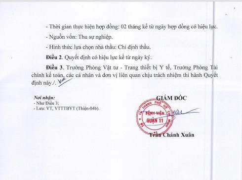 TP. HCM: BV Q.11 chi dinh 18 goi thau cho Cty y te mien Nam-Hinh-2