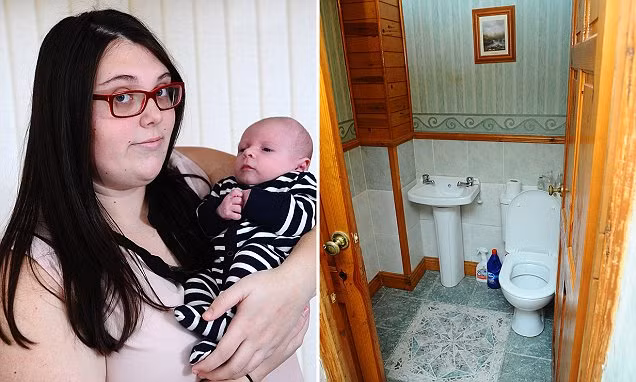 Charlotte trở về nhà và cảm thấy muốn đi vệ sinh. Khi cảm thấy có cái gì đó thực sự lạ dưới hai chân và nhìn xuống thì thấy mình đang đẻ rơi con trong bồn cầu. Cô thực sự hốt hoảng và không tin đó là sự thực.