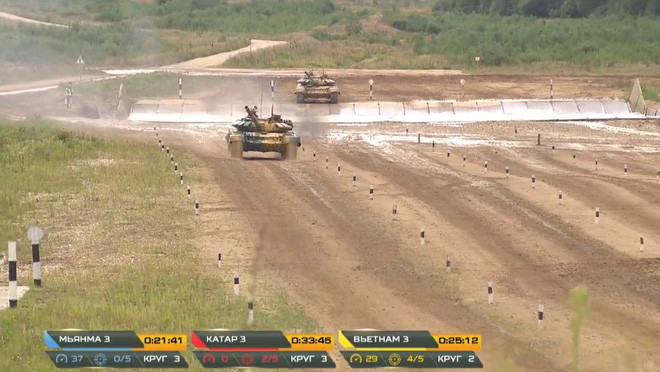 Sau khi gặp phải sự cố, xe tăng dự bị của Việt Nam nhanh chóng được điều động đến, kíp lái nhanh chóng trở lại cuộc đua nhưng sự cố này chắc chắn sẽ làm ảnh hưởng không nhỏ đến thành tích chung cuộc Đội tuyển xe tăng Việt nam - Kíp lái số 3. Quá đáng tiếc!