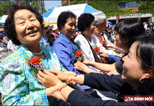  Hàn Quốc: Hoa cẩm chướng: Hoa cẩm chướng là loài hoa được chọn làm đại diện cho tình mẹ ở nhiều quốc gia trên thế giới, không chỉ riêng ở Hàn Quốc. Nhưng ở xứ Kim Chi, người ta thường viết thiệp, mua một món quà nhỏ và tặng một bông hay một bó cẩm chướng cho người đã sinh ra mình.