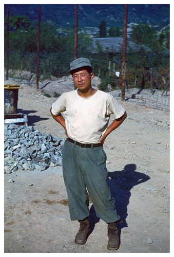 Bức ảnh chụp một người lính Hàn Quốc vào tháng 6/1952.